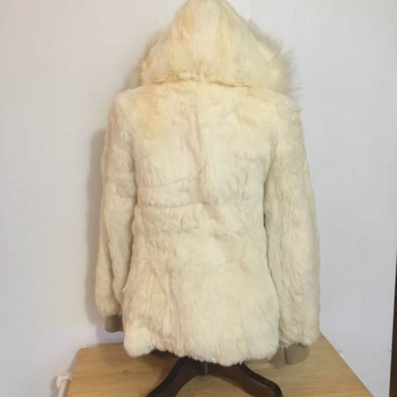 Vintage designer fur coat rabbit - Picture 7 of 8